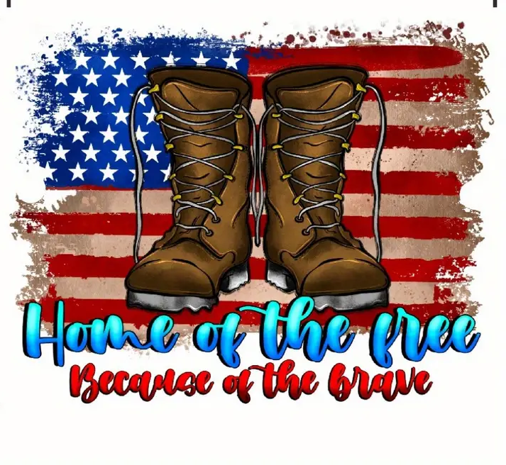 1 PC Iron-On Large Size Patch with American Flag Design for Heat Transfer
