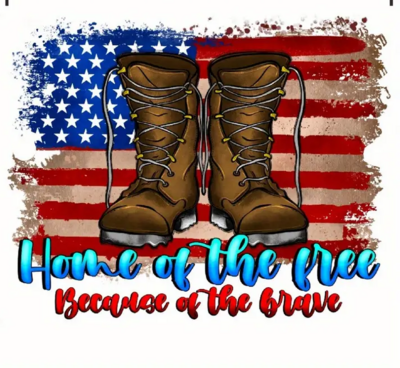1 PC Iron-On Large Size Patch with American Flag Design for Heat Transfer