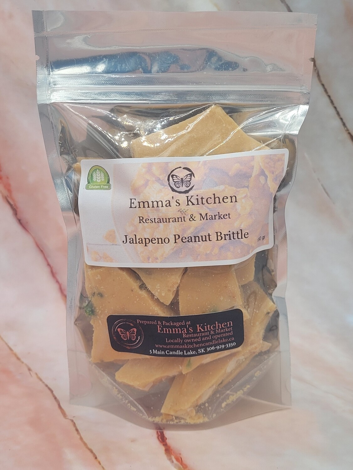Jalapeno Peanut Brittle