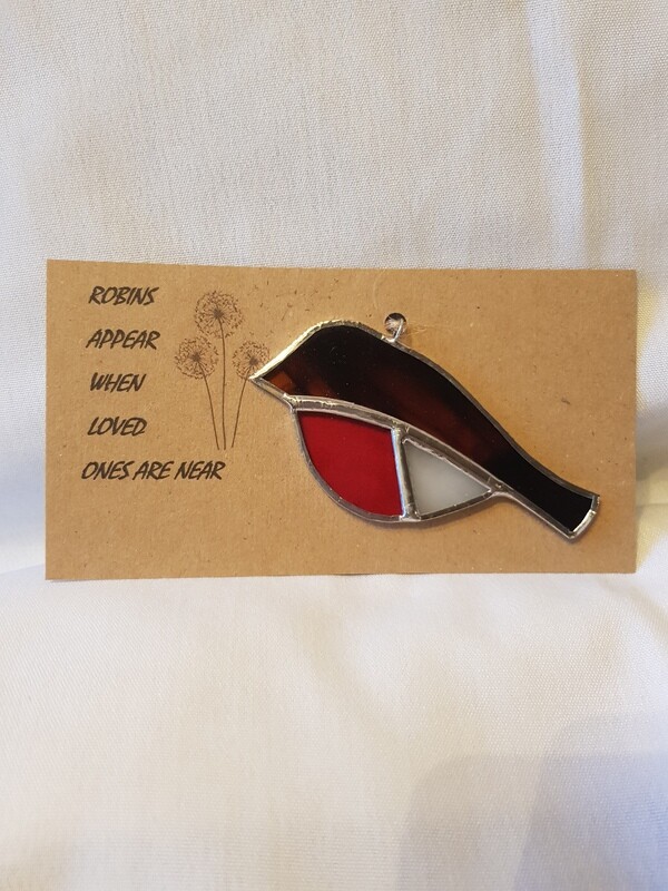 Robin Card with Remembrance Verse