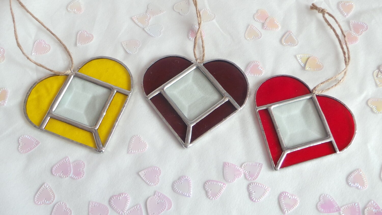 Small Heart with bevelled centre