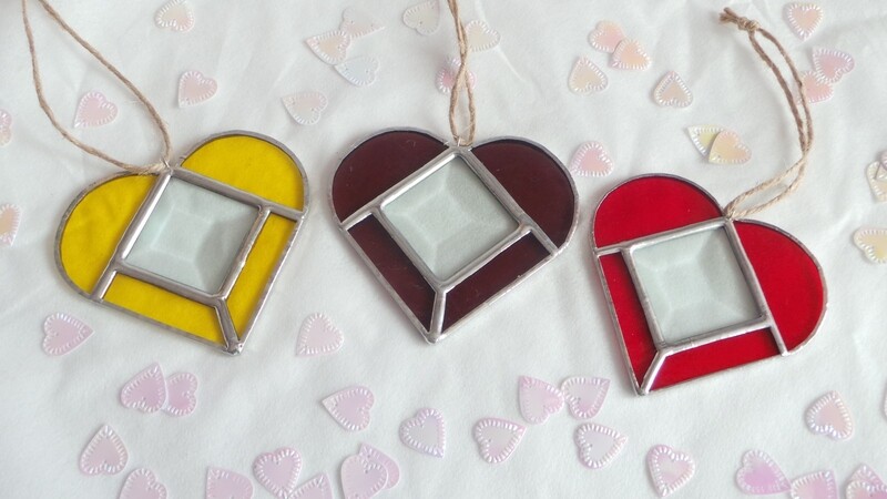 Small Heart with bevelled centre
