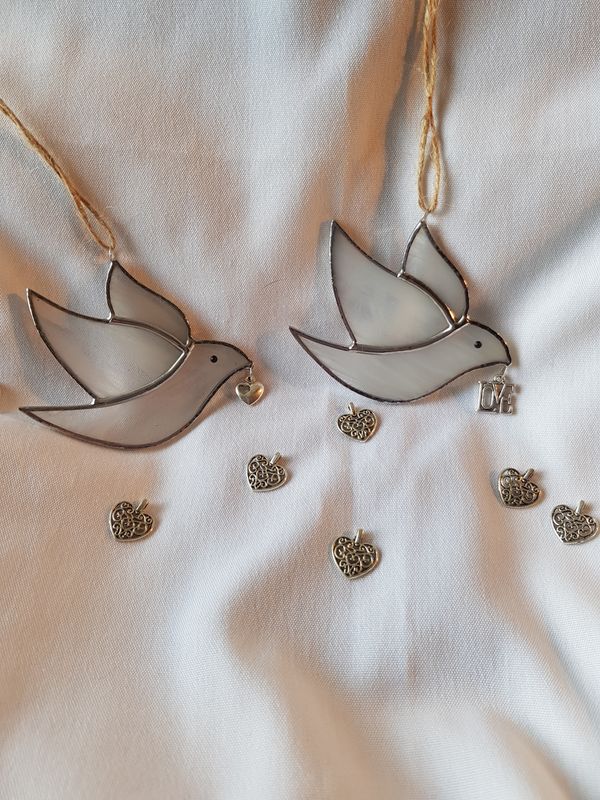 Dove with Charm