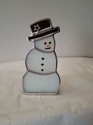 Snowman Candle
