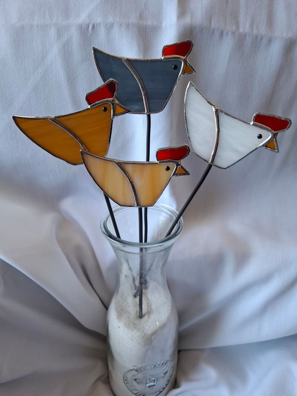 Pot Stake Decoration/ Bouquet decoration-Chicken