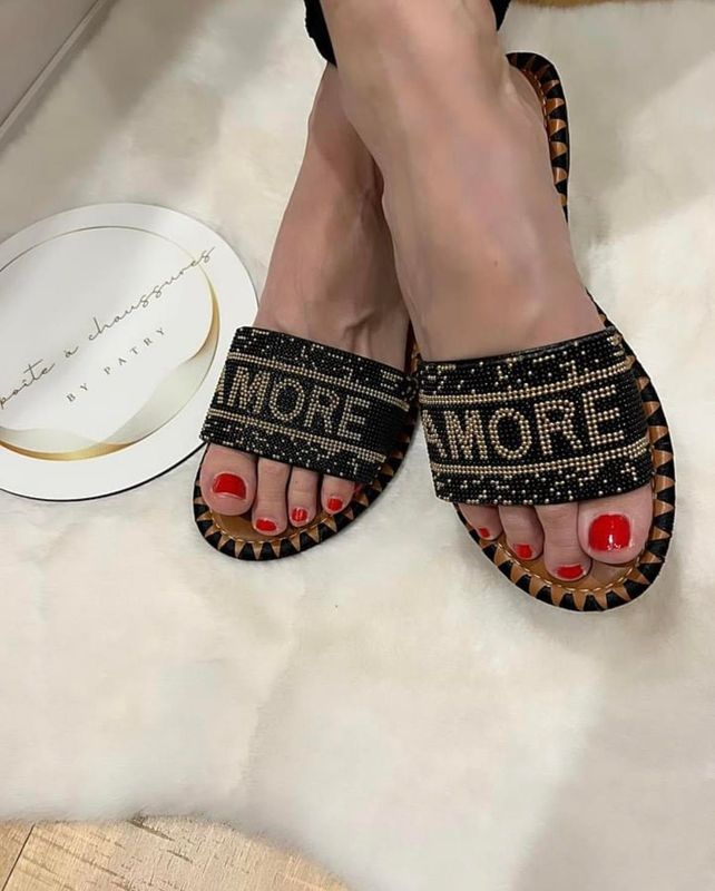 Mules aves strass VALENTINA Mules aves strass VALENTINA