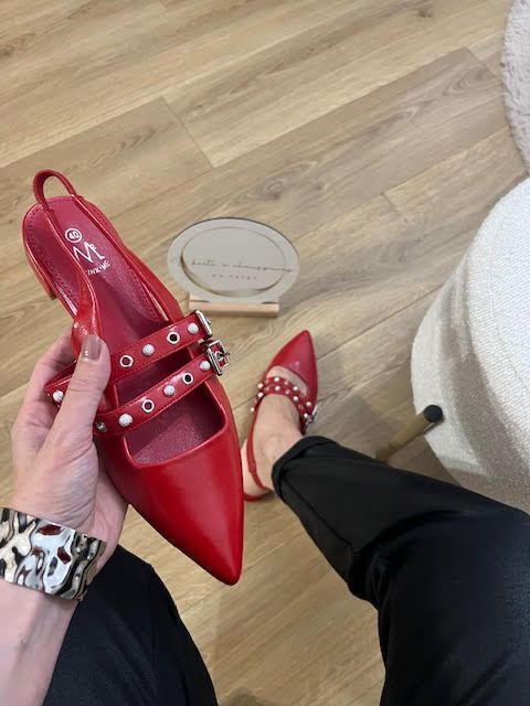 Escarpins ELINA rouge