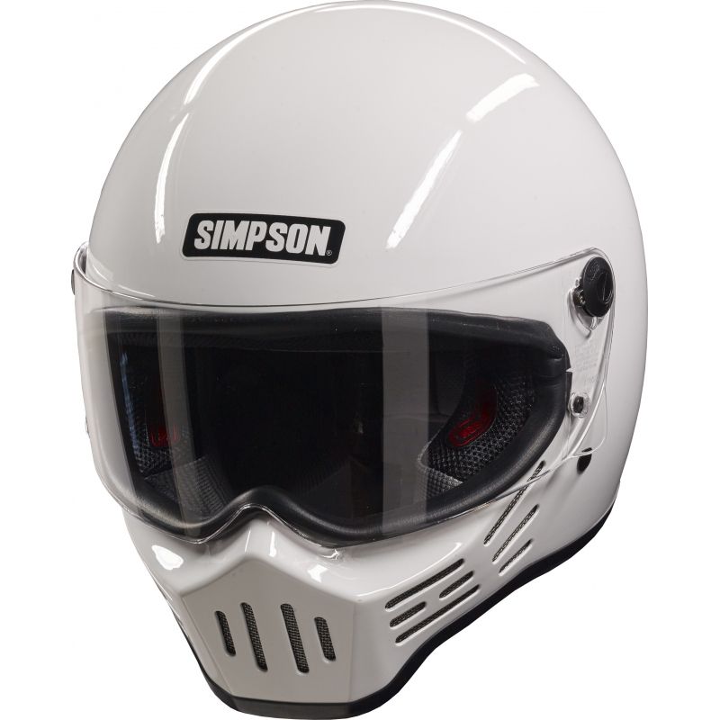 Simpson M30 Helmet Gloss White (Small 55-56cm)