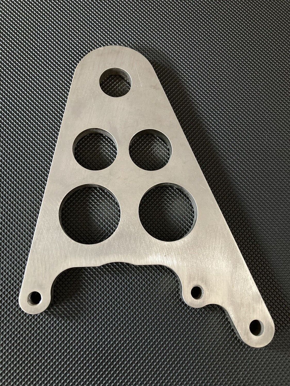 V Twin Supply Brembo P34 Rear Brake Caliper Hanger Chopper, 3/4 Axle, Stainless