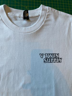 V Twin Supply &quot;Chicane&quot; T-Shirt White