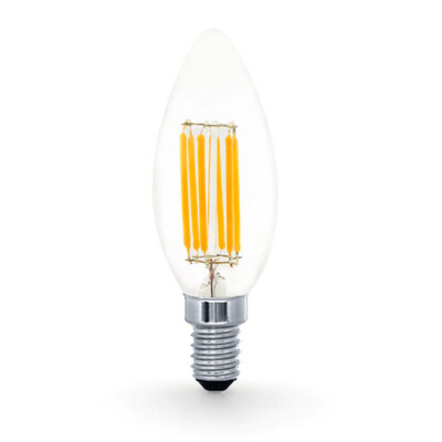 MINALOX LED Lamp C35 E14/3.6W/24V/WW Loxone Dimbaar