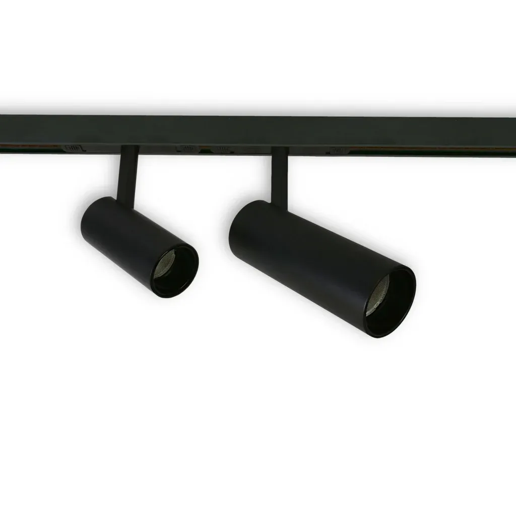 MINALOX RAILSPOT 58 zwart Loxone dimbaar