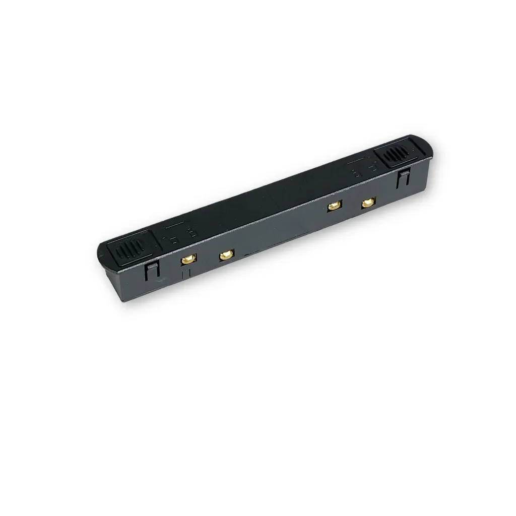 MINALOX RAILSYSTEEM RECHTSTREEKSE VERBINDINGSKONNEKTOR Zwart M, MT, EMT en RMT-series