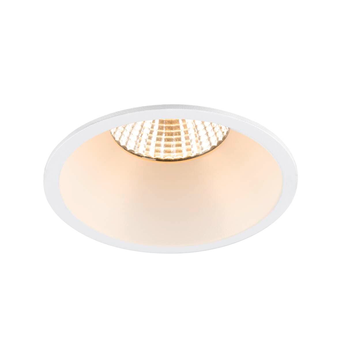 New tria 75 rond verdiept wit inlusief GU10 loxone dimbaar
