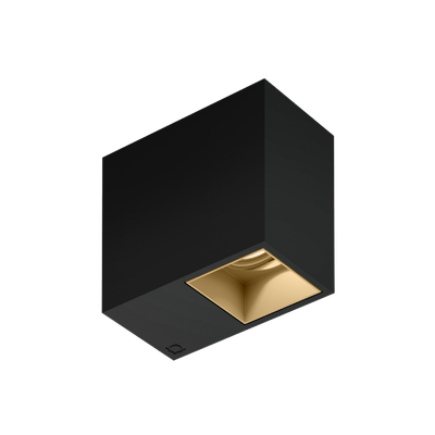 PLANO SURFACE mat zwart + champagne 1.0 Loxone tree - 11876LBM9
