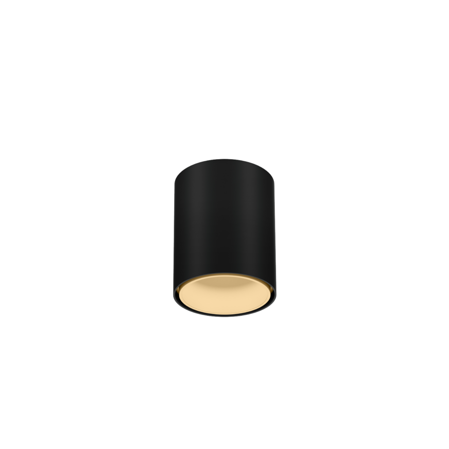 RAY mini 1.0 mat zwart + champagne Loxone tree - 25825LBM9