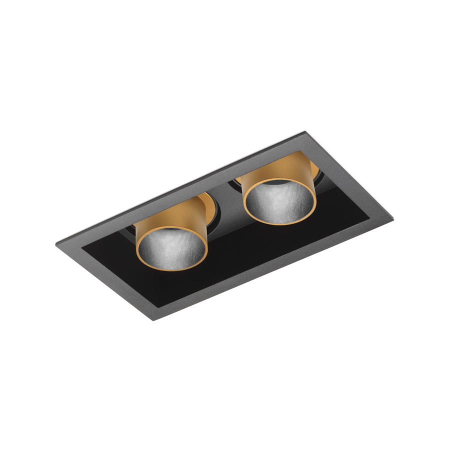 SNEAK trim 2.0 mat zwart + goud Loxone tree - 15585LBG9