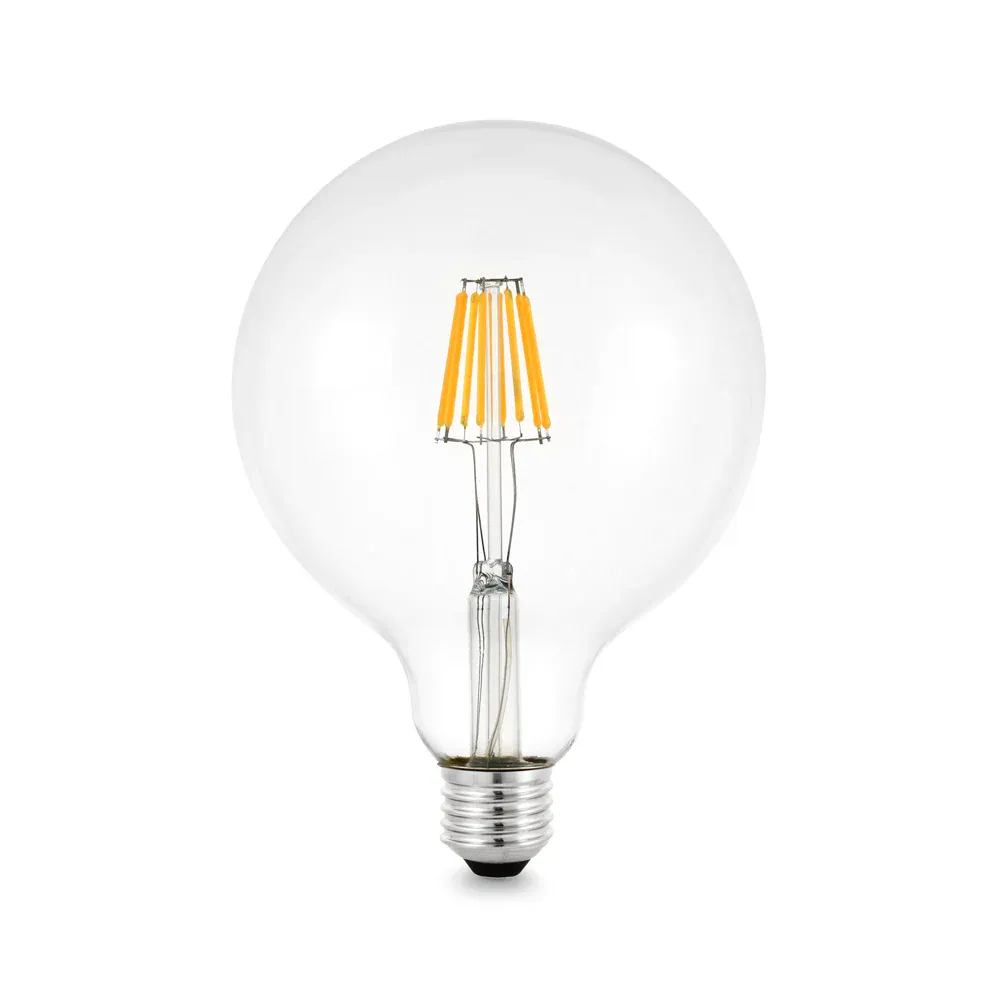MINALOX LED Filament lamp G125 E27/6W/24V/WW Clear Loxone Dimbaar