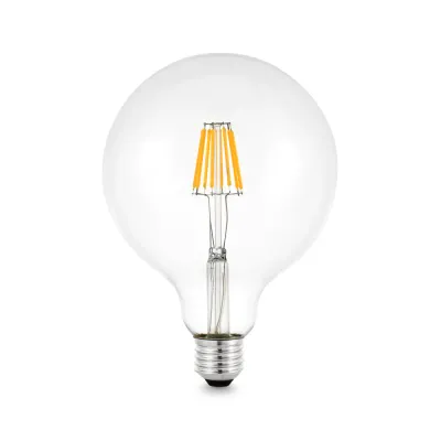 MINALOX LED Filament lamp G125 E27/6W/24V/WW Clear Loxone Dimbaar