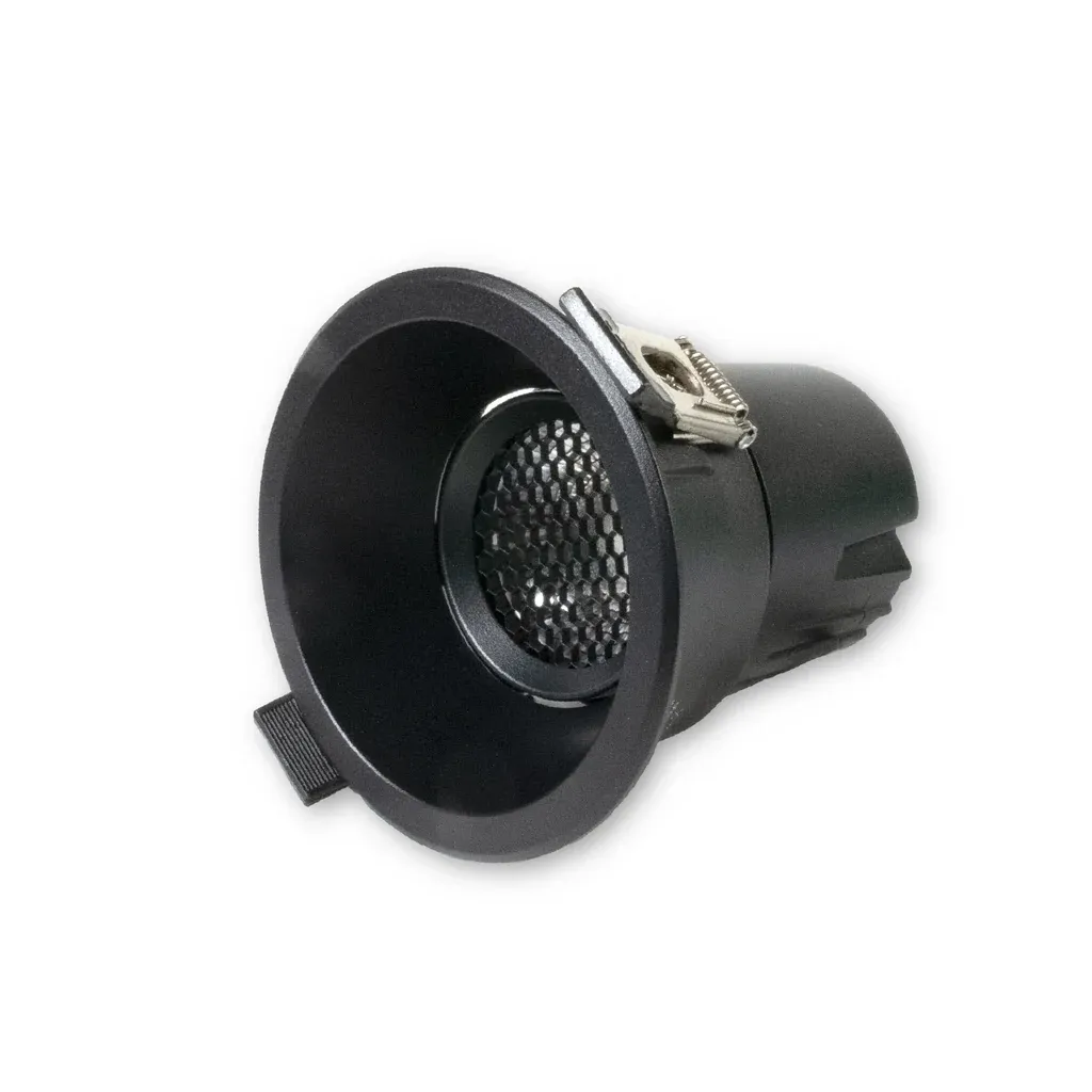 MINALOX RECESSED LED SPOTLIGHT D85 DUALWHITE 16W 24V 50D 1800-4500K BLACK Loxone dimbaar
