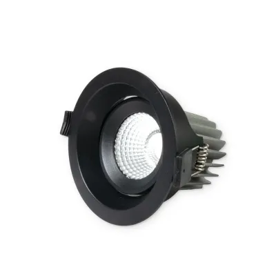 MINALOX RECESSED LED DOWNLIGHT D100 DUALWHITE 16W 24V 60D 1800-4500K BLACK Loxone dimbaar