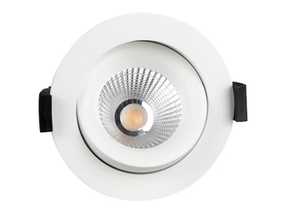 MINALOX LED DOWNLIGHT D93 DUALWHITE 12W 24V 38° 1800K-4500K White Loxone dimbaar