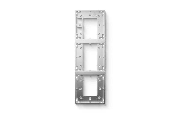 Loxone Montageframe Drievoudig Zilver - 100515