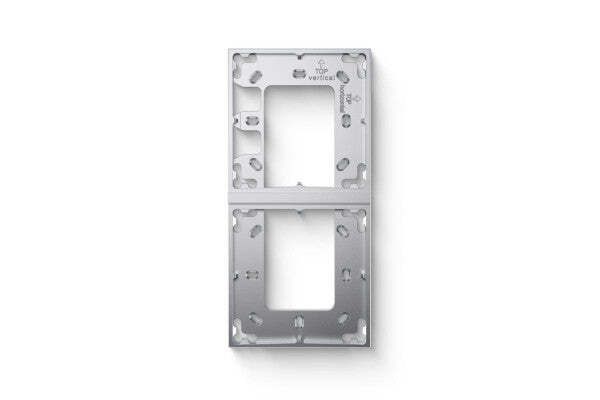 Loxone Montageframe Dubbel Zilver - 100489