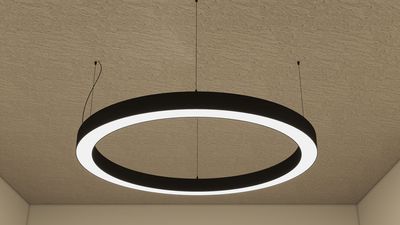 MINALOX RING DUALWHITE 5060 D1200 DIR/INDIR 24V 1800-4500K Black