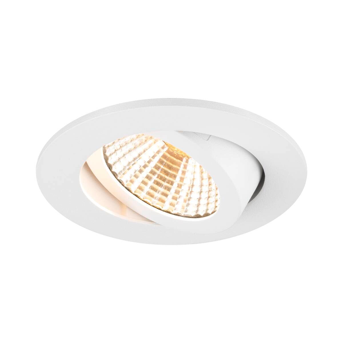 NEW TRIA 68 plafondinbouwarmatuur, Dim-to-Warm, 1800-3000 K, 60°, IP 20, rond, wit,