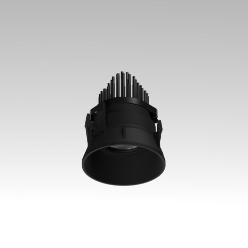 Modular Tetrix Adjustable Recessed 62 1x IP55 LED 3000K Flood DE Black Matt