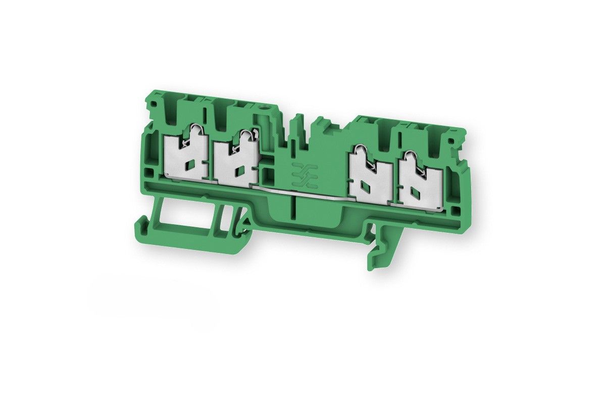 Loxone Weidmüller Rijgklemmen S4C 2.5 groen per stuk
