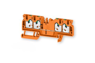Loxone Weidmüller Rijgklemmen S4C 2.5 oranje per stuk