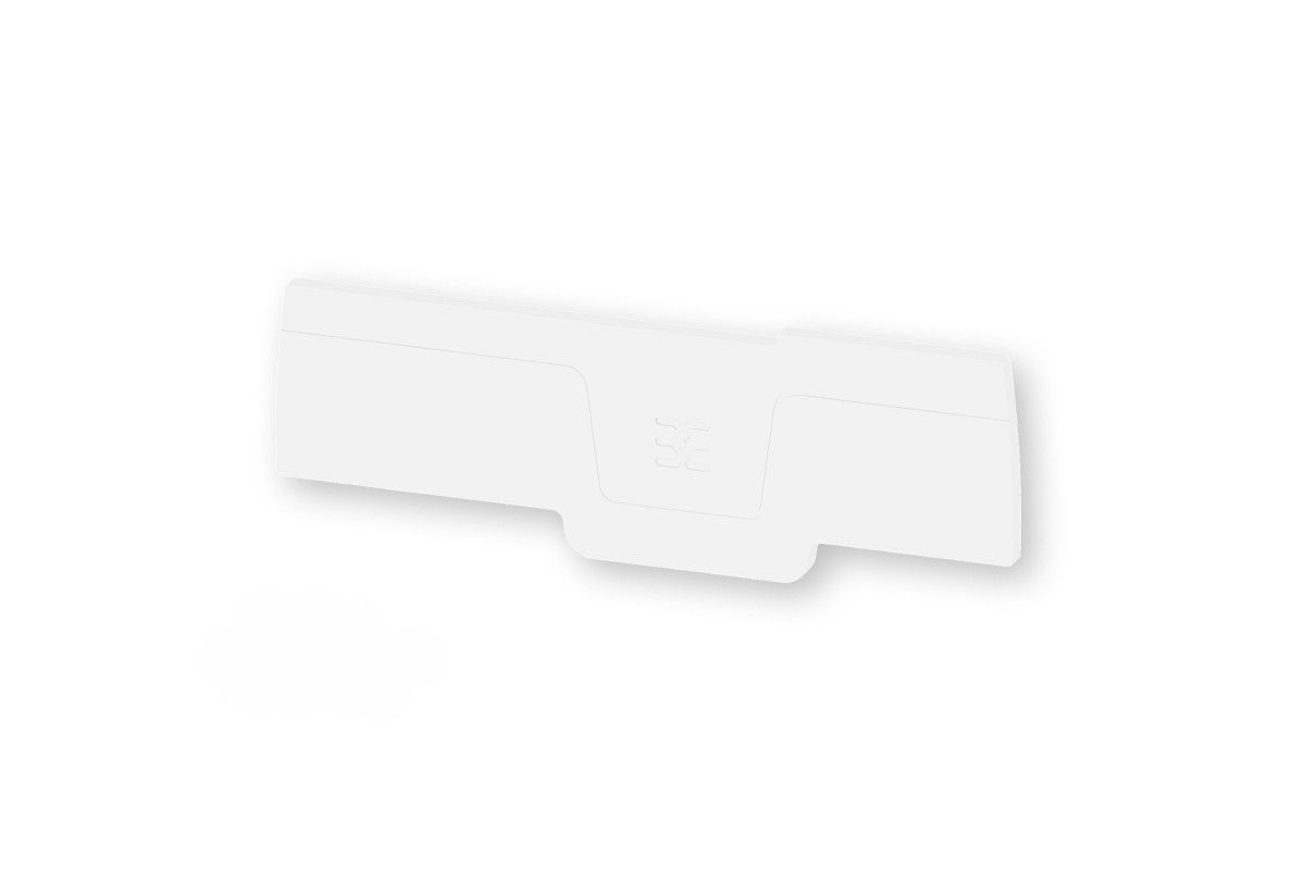 Loxone Weidmüller Eindplaat SEP 4C 2.5 wit per stuk