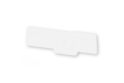 Loxone Weidmüller Eindplaat SEP 4C 2.5 wit per stuk