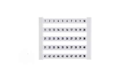 Loxone Weidmüller Verbindingsmarkeerder DEK 1-50 per stuk