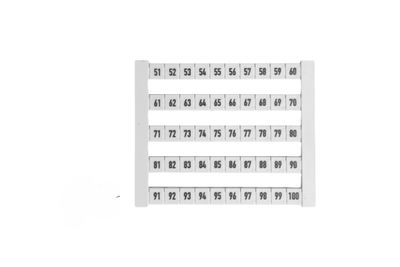 Loxone Weidmüller Verbindingsmarkeerder DEK 50-100 per stuk