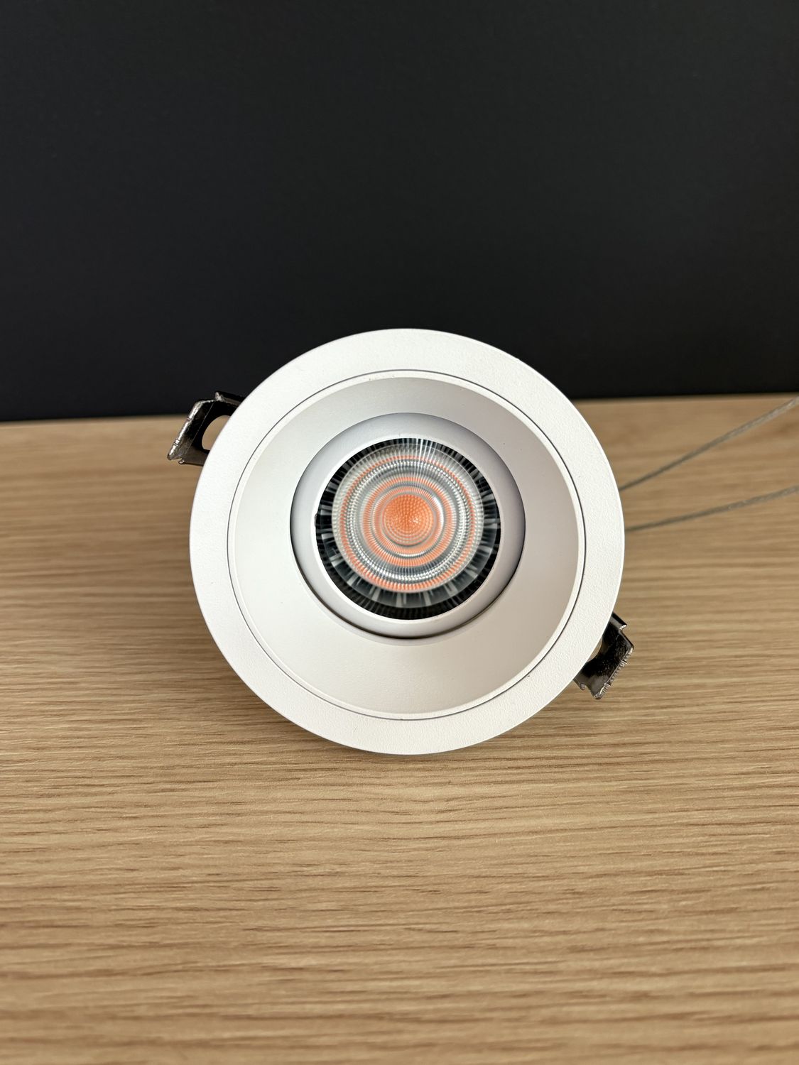 Illuris cone inbouw spot wit inclusief GU10 3000k loxone dimbaar