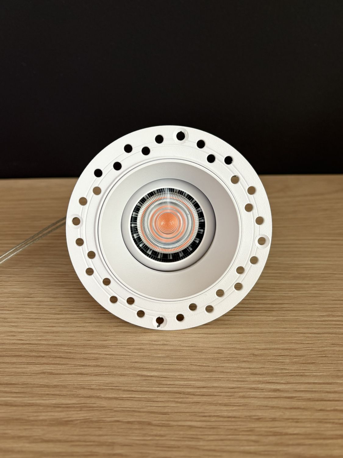 Illuris cone trimless inbouw spot wit inclusief GU10 3000k loxone dimbaar