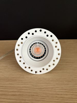 Illuris cone trimless inbouw spot wit inclusief GU10 3000k loxone dimbaar