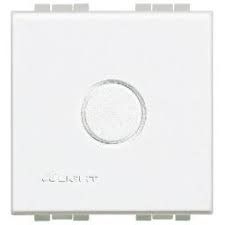 BTICINO - Blinde knop Light - afgerond - 2 mod wit