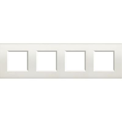 BTICINO - LivingLight - Rechthoekige afdekplaat 4x2 modules 71mm wit