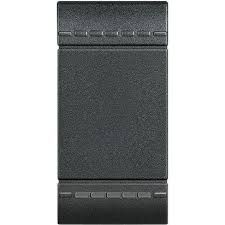 BTICINO - LivingLight - Verlichtbare toets 1 functie 1 module antraciet