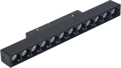 MINALOX RAILDOTS 24° FC12G DualWhite 12W 24V 1800-4500K Black Loxone dimbaar