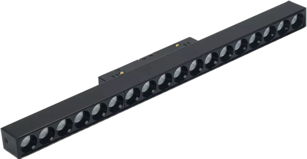 MINALOX RAILDOTS 24° FC18G DualWhite 18W 24V 1800-4500K Black Loxone dimbaar