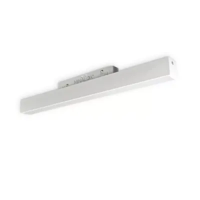 MINALOX RAILSYSTEEM LED 503-600 DualWhite 12W 24V 120° 1800-4500K White Loxone dimbaar