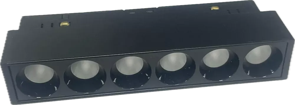 MINALOX RAILDOTS 24° FC6G DualWhite 6W 24V 1800-4500K Black Loxone dimbaar