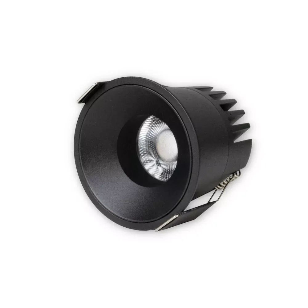 MINALOX RECESSED LED SPOTLIGHT D72 DualWhite 20W 24V 36° 1800-4500K BLACK Loxone dimbaar