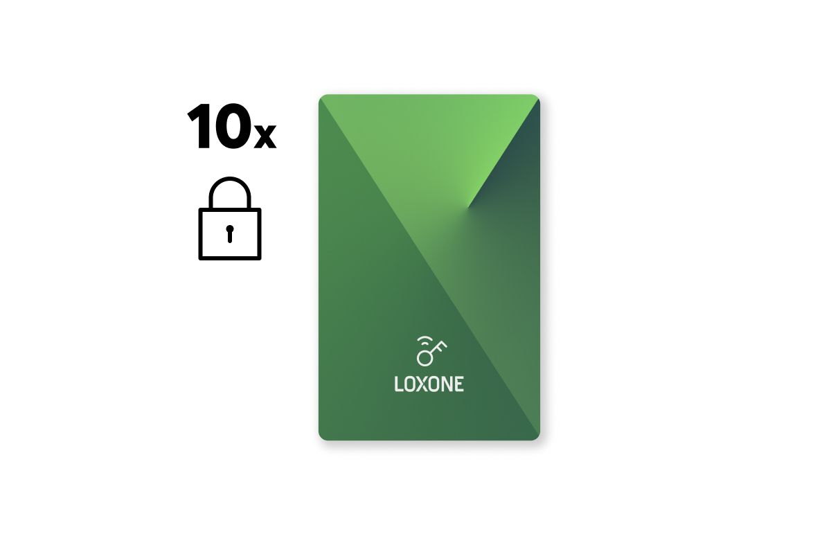 Loxone Non-Encrypted NFC Smart Cards Set (10 pcs.)
