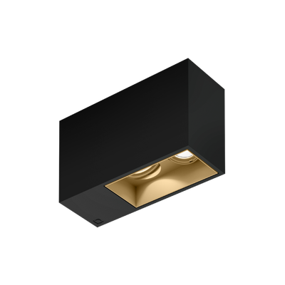 PLANO SURFACE 2.0 mat zwart + champagne Loxone tree - 11806LBM9